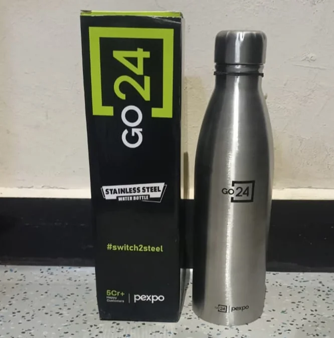 Pexpo Go24 Stainless Steel Water Bottle 1000 ML