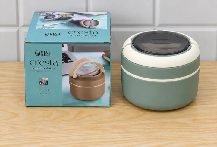 Ganesh Cresta Inner Steel Lunch Box