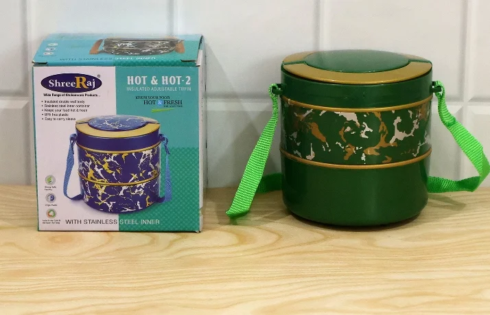 Shreeraj Inner Steel 2 Container Lunch Box