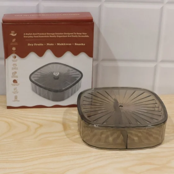 Premium Dry Fruit Masala Box 4 Compartment