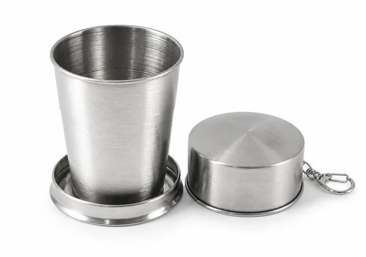 Stainless Steel Foldable Camping Cup