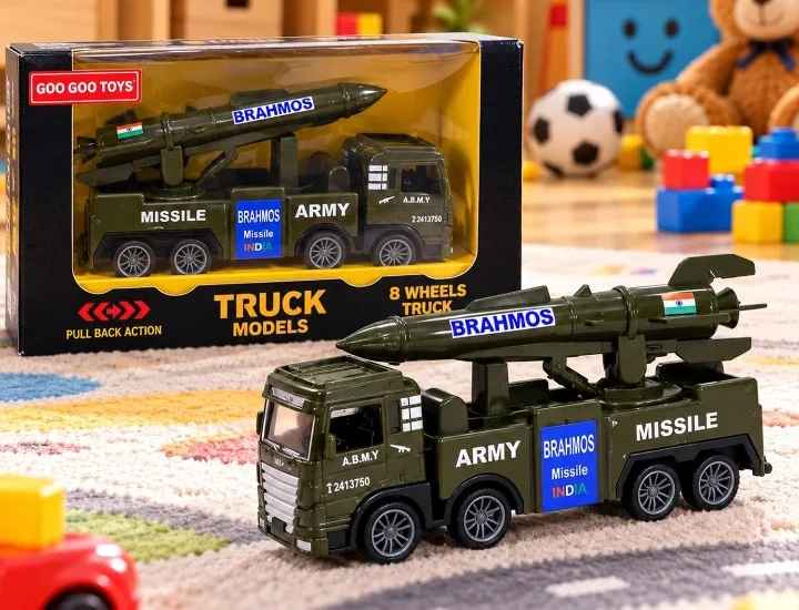 Pullback Army Truck Toy