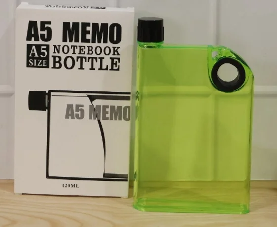 A5 Memo Water Bottle