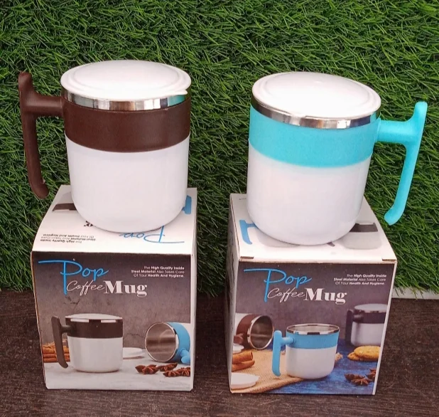 Stainless Steel Insulated Pop Cofee Mug