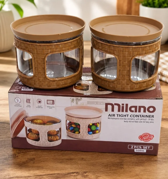 Milano Airtight Container 2 Pcs Set
