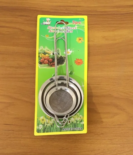 Premium Kitchen Strainer 3 Pieces Set
