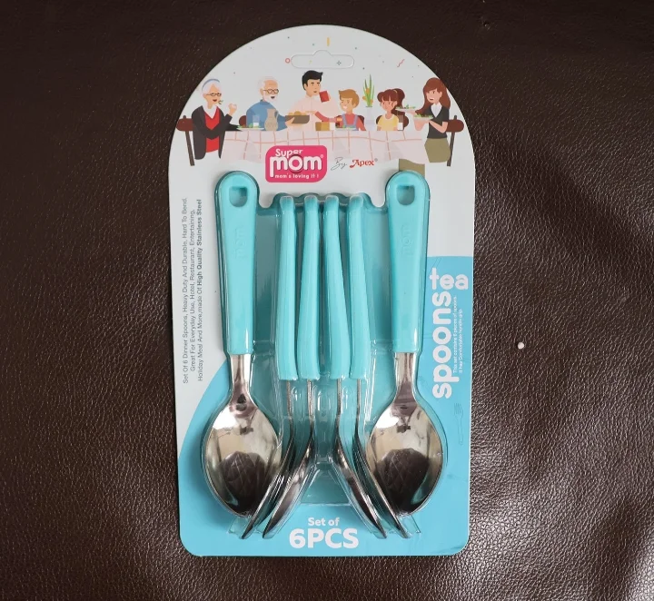 Supermom Stainless Steel Spoon 6 Pieces Set