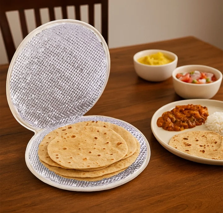 Insulated Parotta Chappathi Warm Cover with Zipper
