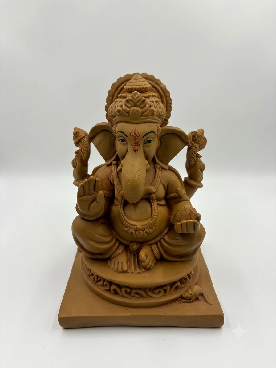 Lord Ganesha Clay Idol