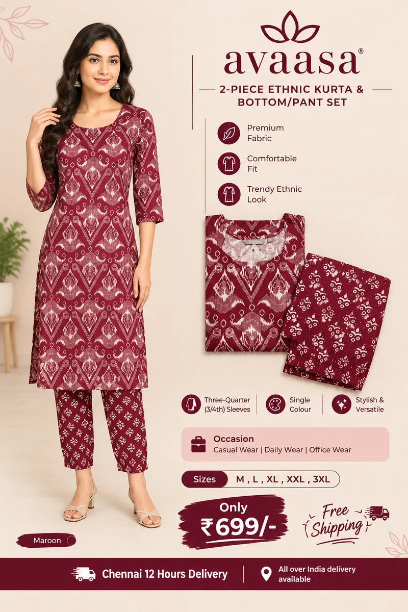 Awaasa 2 Piece Ethnic Dress Set