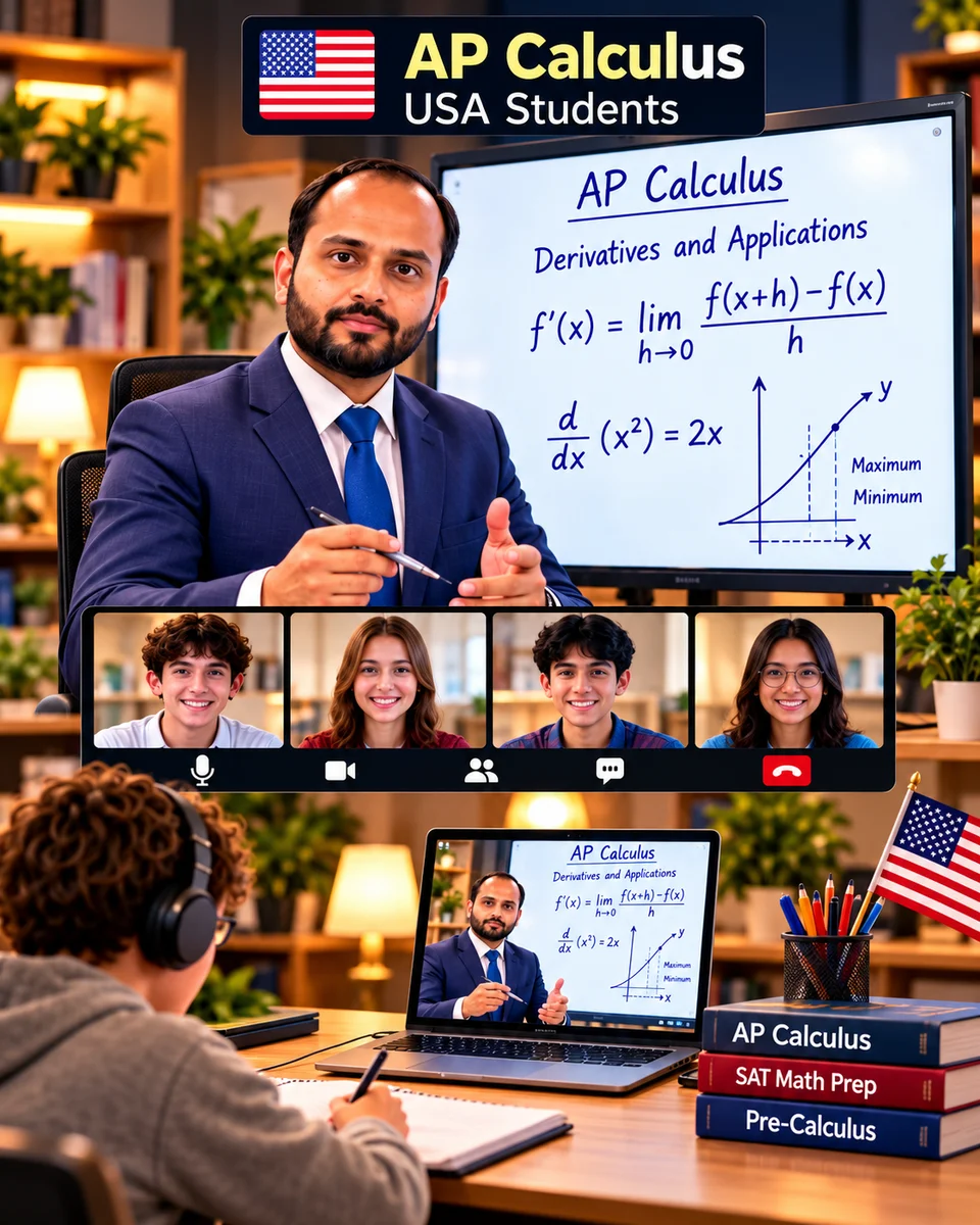 Mr Avinash | AP Calculus | USA Students 🇺🇸