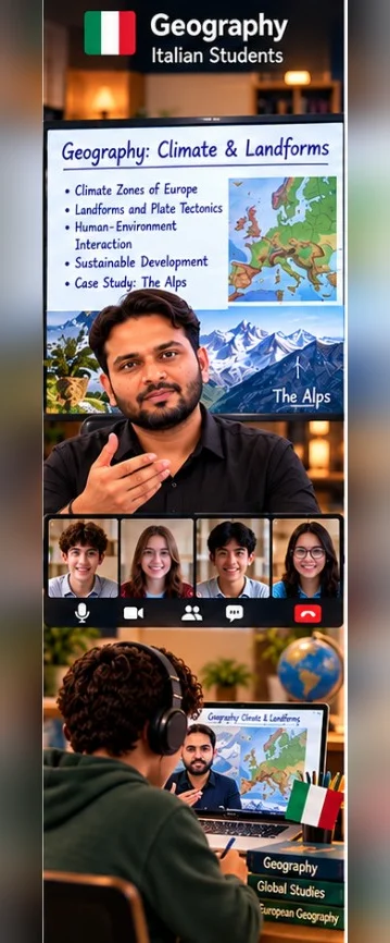 Mr Narendra | Geography | Italian Students 🇮🇹