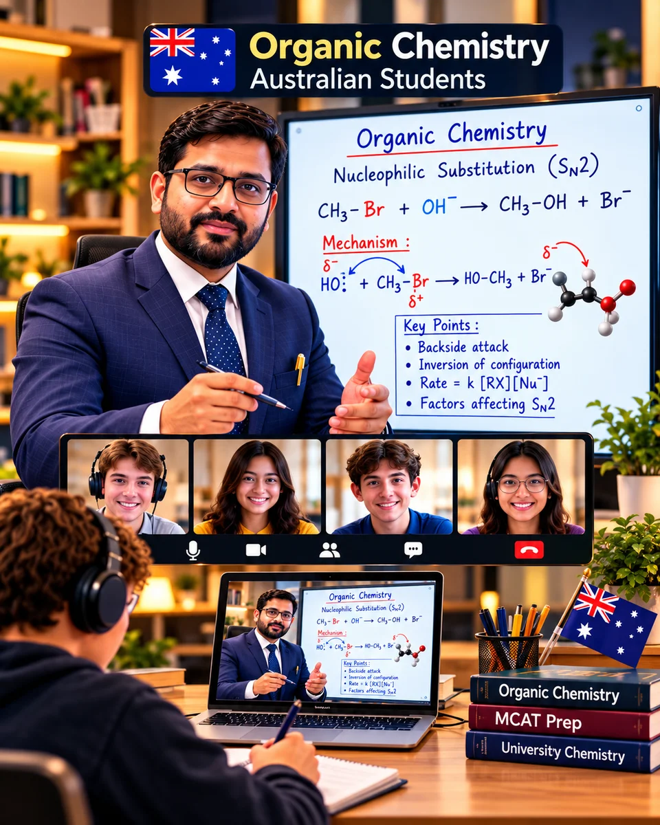 Mr Vikas | Organic Chemistry | Australian Students 🇦🇺