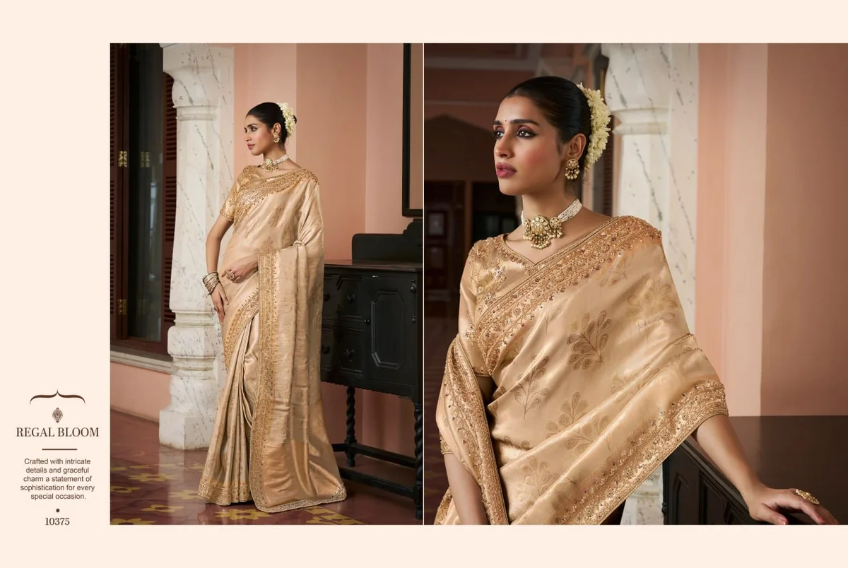 Kanjivaram Soft Silk Saree with Beads Work + matching blouse by www.Laavsee.com