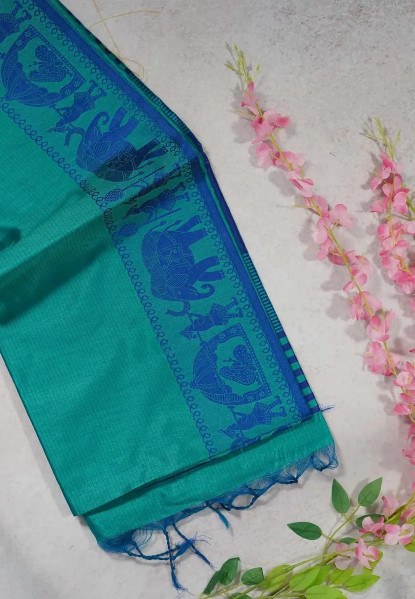 Premium Khadi Raw Silk Saree by www.Laavsee.Com