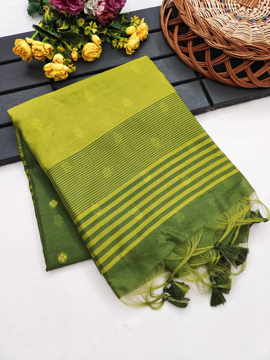 Premium Khadi Raw Silk Saree by www.Laavsee.Com