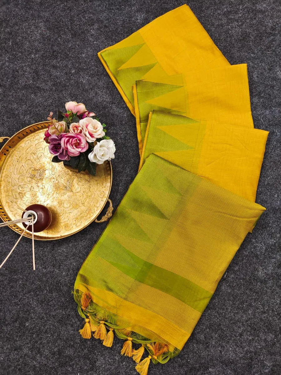 LV202CN14926-2  Soft Khadi Raw Silk Saree 11