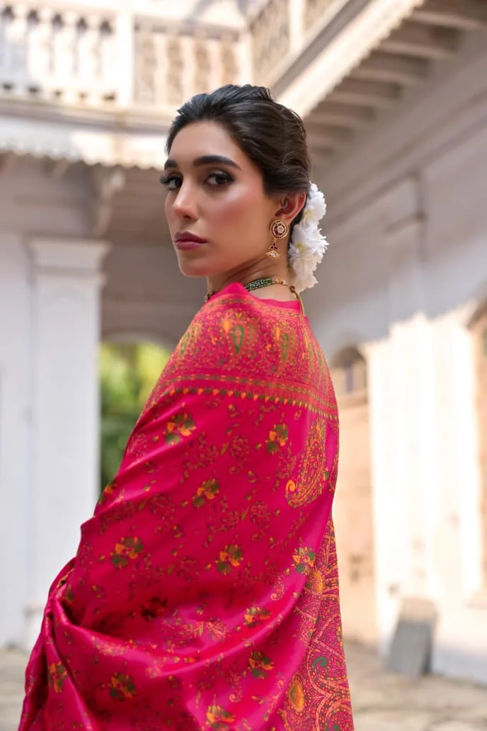 PASHMINA SILK 101 – Extra Soft Pashmina Silk Saree by www.Laavsee.com
