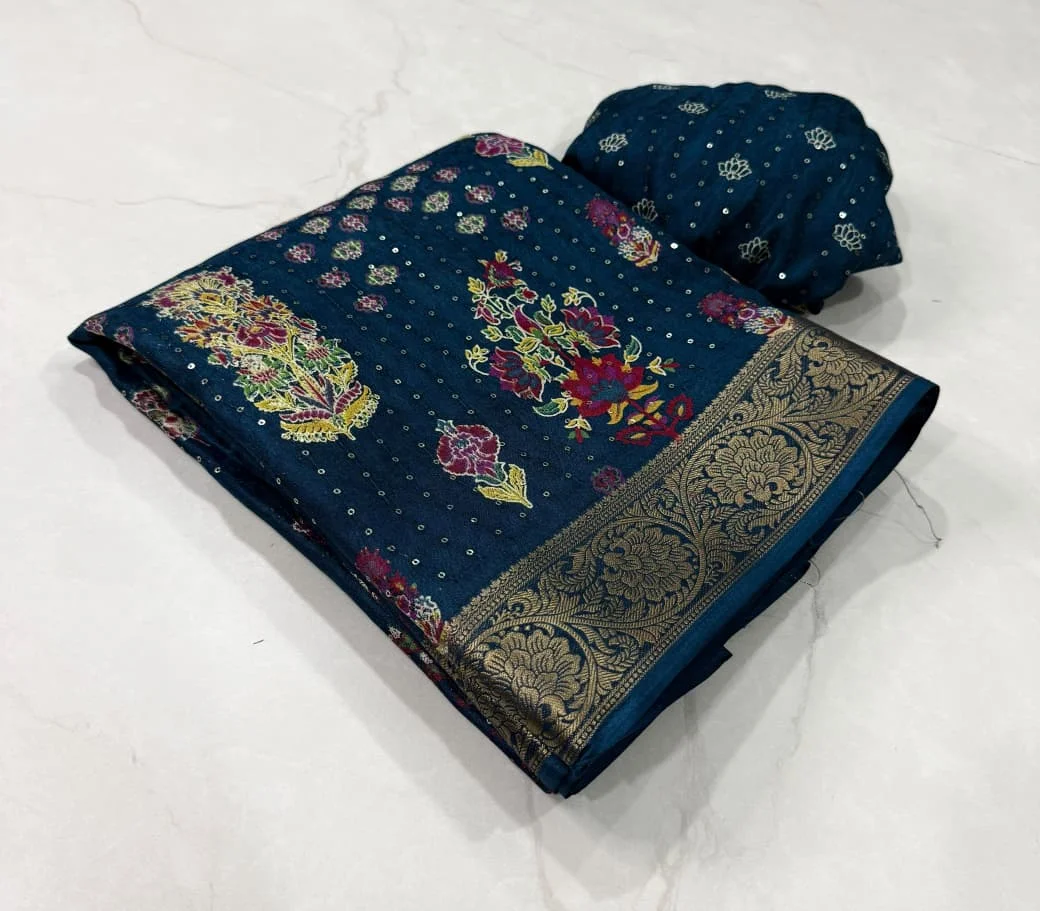 LV7075CN241026-5 Marsh Mellow Silk Saree 9
