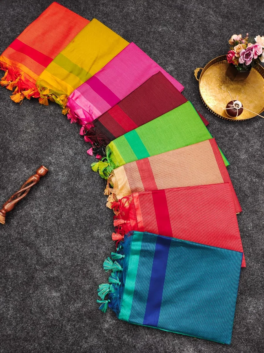 LV202CN14926-2  Soft Khadi Raw Silk Saree 17