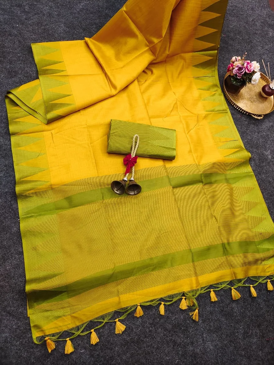 LV202CN14926-2  Soft Khadi Raw Silk Saree 5