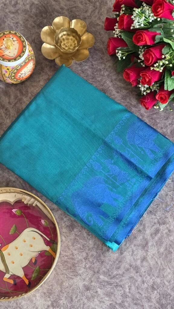 Premium Khadi Raw Silk Saree by www.Laavsee.Com