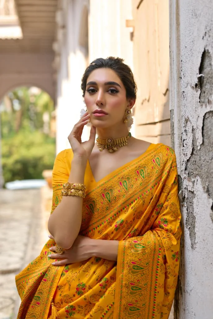 PASHMINA SILK 101 – Extra Soft Pashmina Silk Saree by www.Laavsee.com