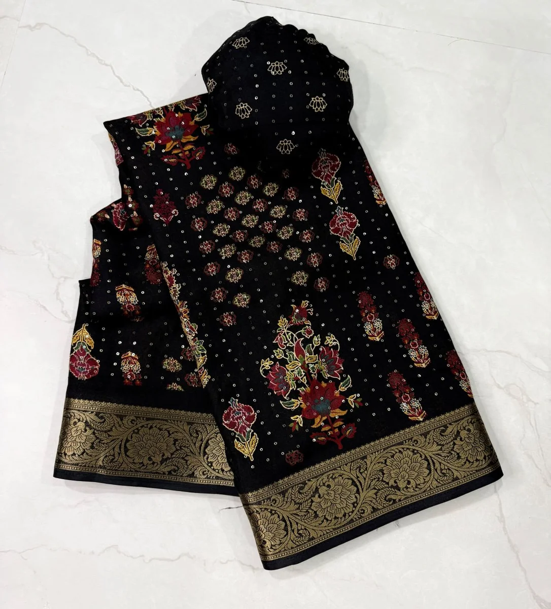 LV7075CN241026-5 Marsh Mellow Silk Saree 5