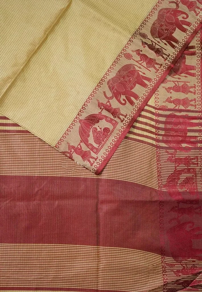 Premium Khadi Raw Silk Saree by www.Laavsee.Com