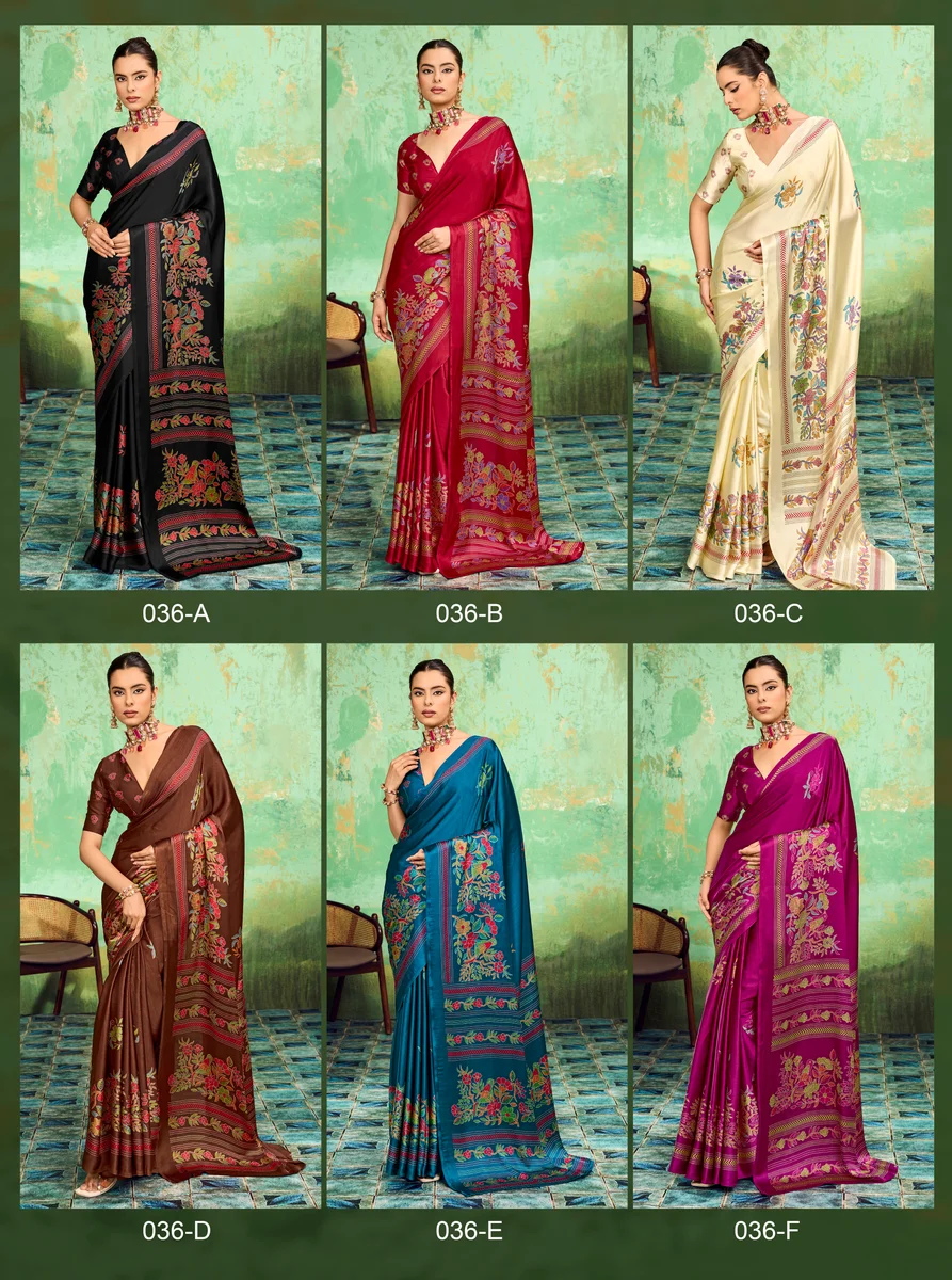 LV248CN211026-3 Modal Satin Katha Print Saree 24