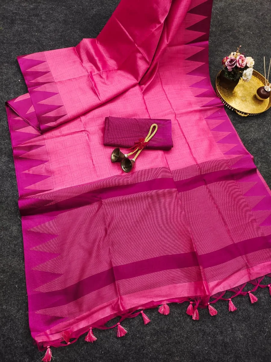 LV202CN14926-2  Soft Khadi Raw Silk Saree 2
