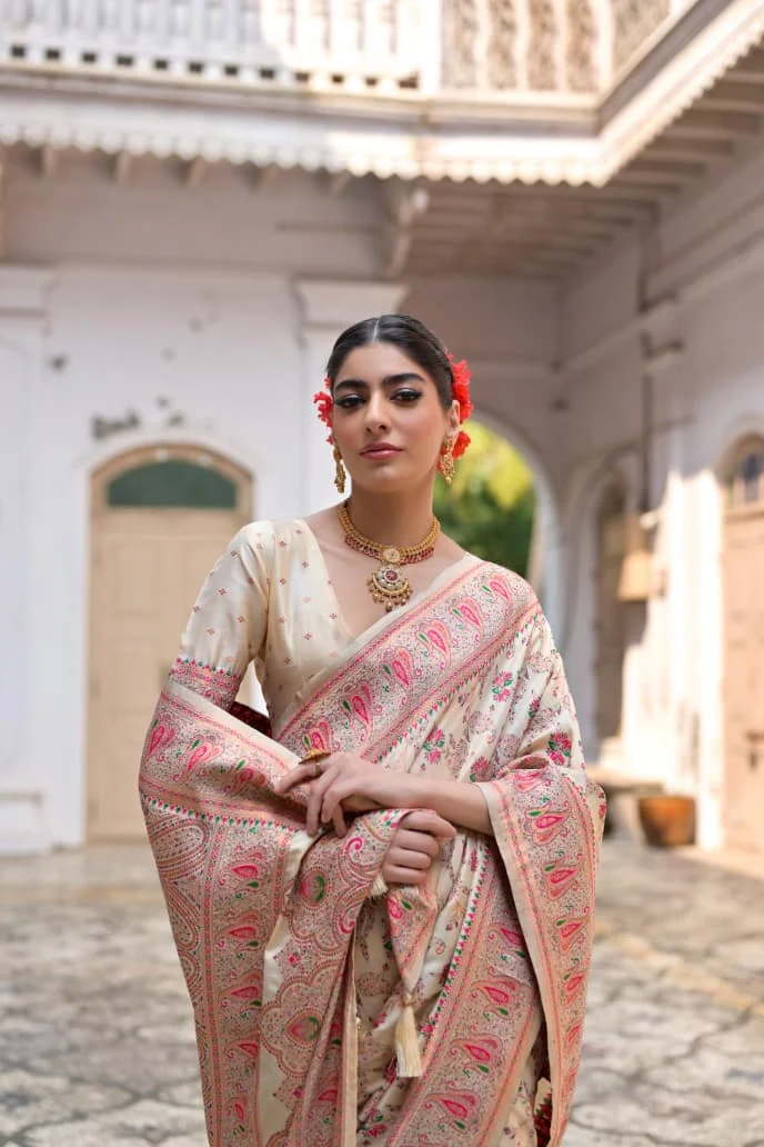 PASHMINA SILK 101 – Extra Soft Pashmina Silk Saree by www.Laavsee.com