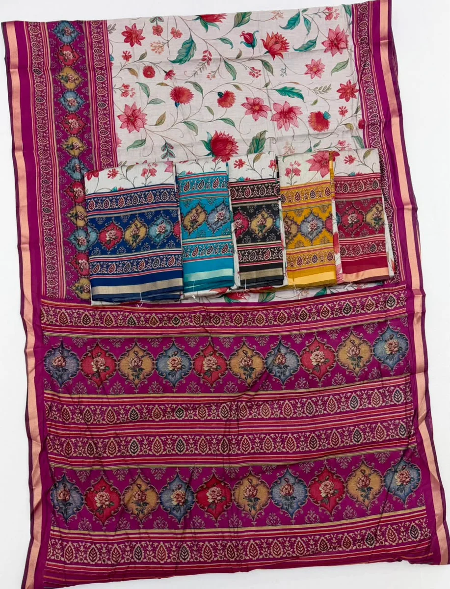 LV207CN171026-3 Soft Mul Cotton Saree 13