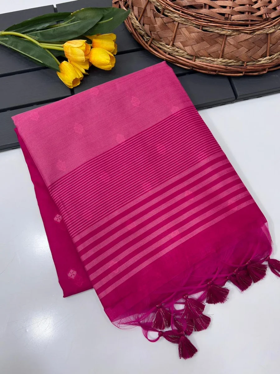 Premium Khadi Raw Silk Saree by www.Laavsee.Com