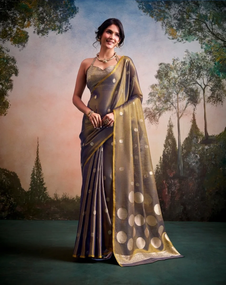LV207CN221026-2 Tissue silk saree 7