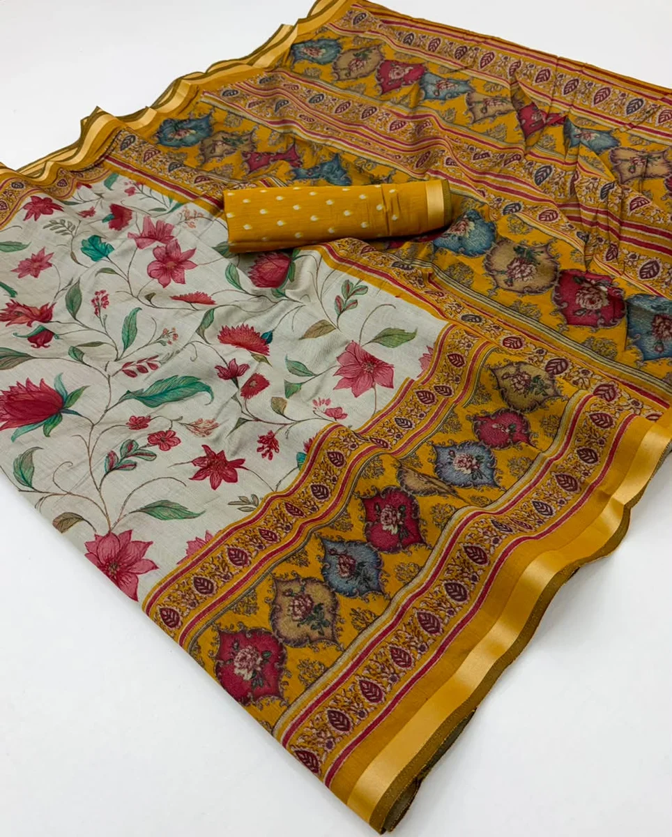 LV207CN171026-3 Soft Mul Cotton Saree 2