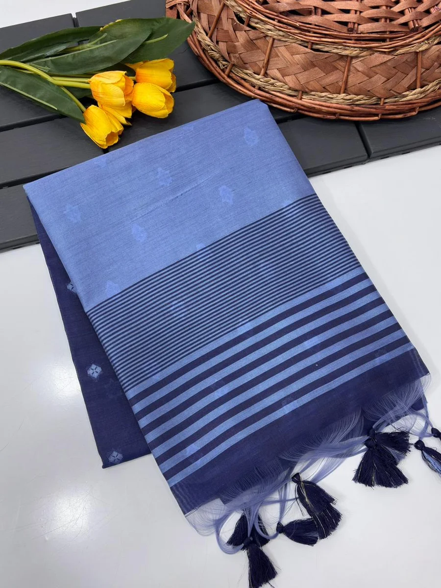 Premium Khadi Raw Silk Saree by www.Laavsee.Com