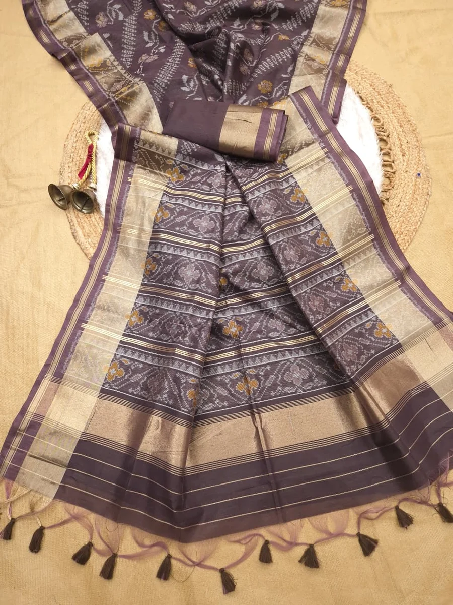 RAJKOTI IKKAT 2 – Soft Desi Raw Silk Saree by www.Laavsee.Com