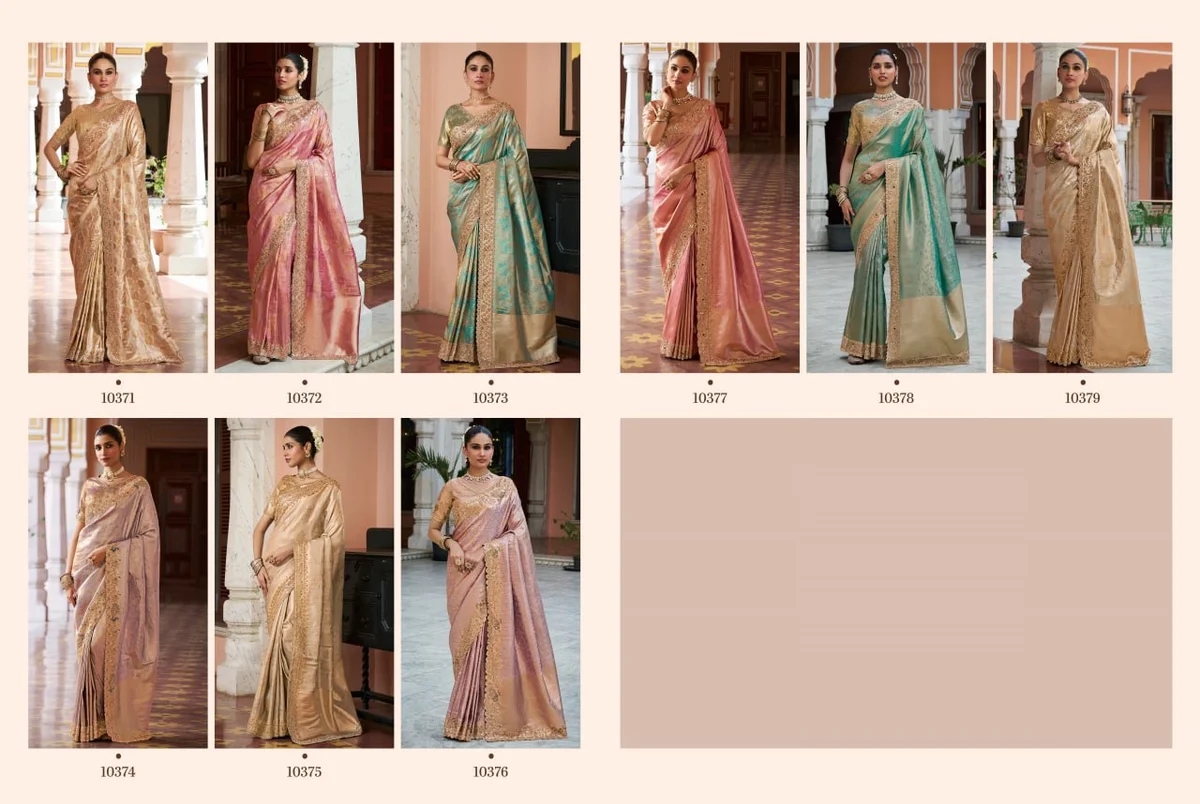Kanjivaram Soft Silk Saree with Beads Work + matching blouse by www.Laavsee.com
