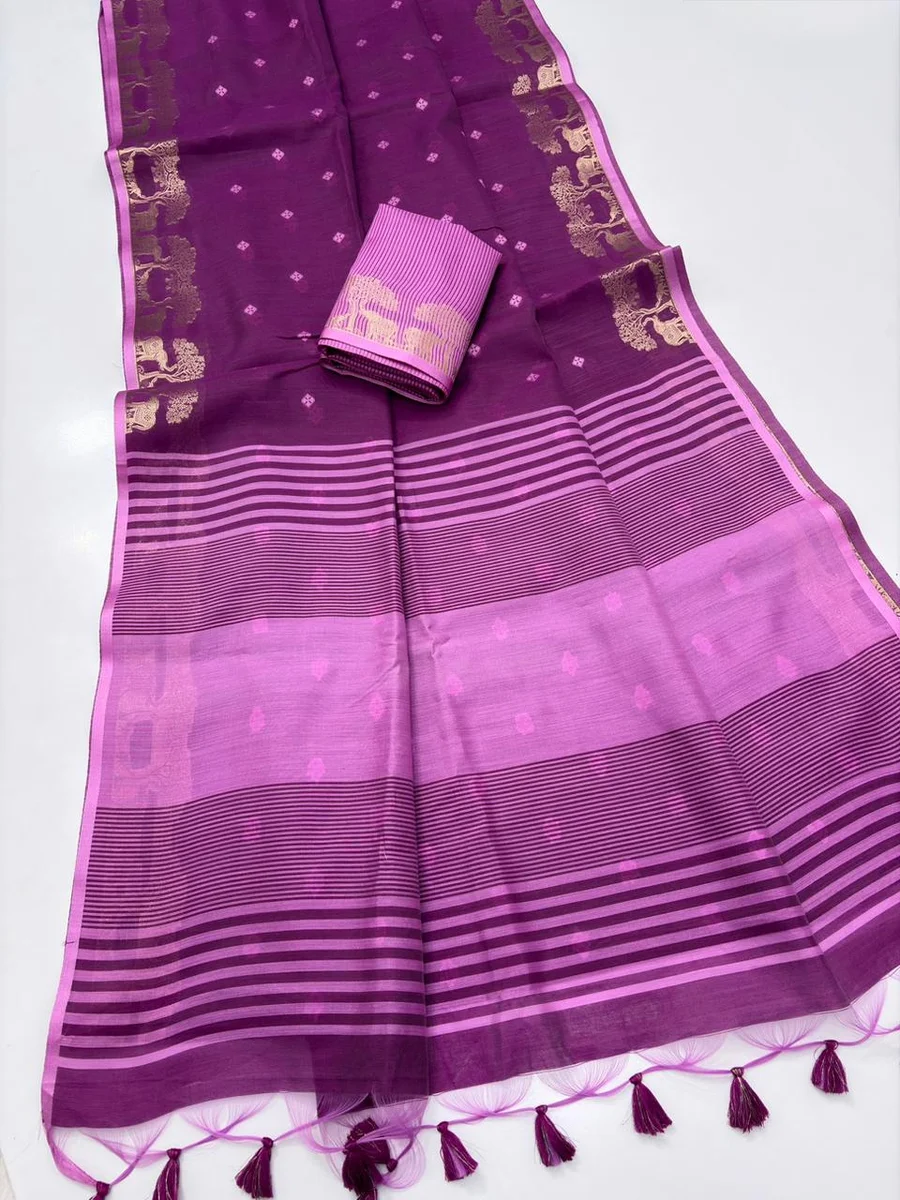 Premium Khadi Raw Silk Saree by www.Laavsee.Com