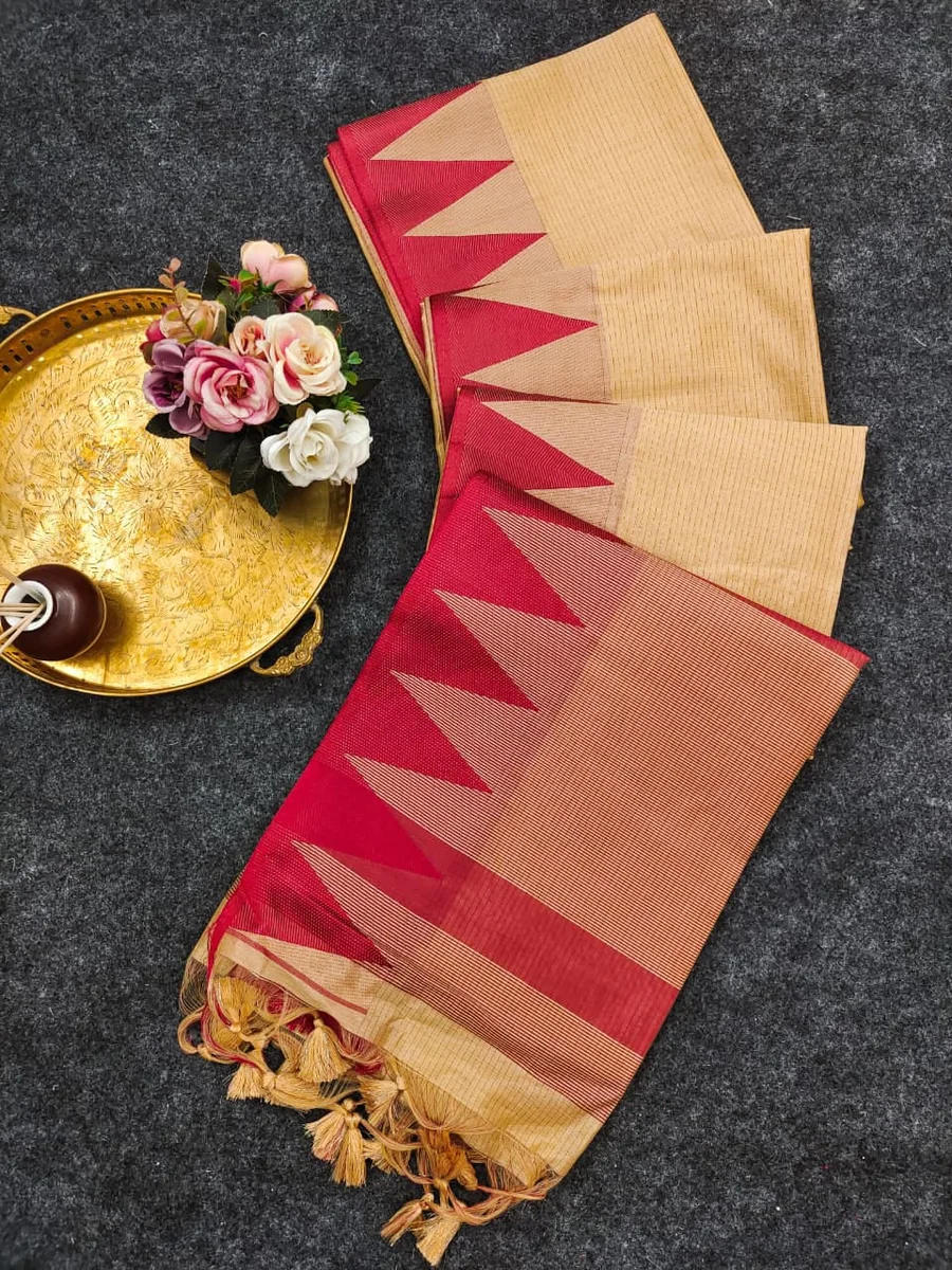 LV202CN14926-2  Soft Khadi Raw Silk Saree 15
