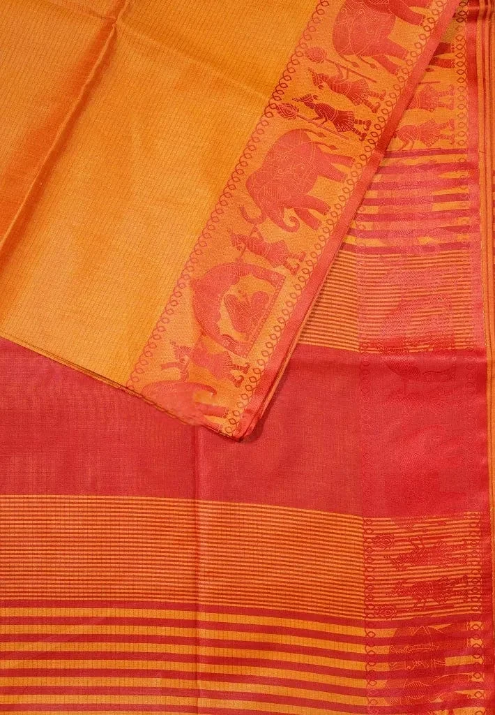 Premium Khadi Raw Silk Saree by www.Laavsee.Com