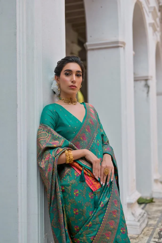 PASHMINA SILK 101 – Extra Soft Pashmina Silk Saree by www.Laavsee.com