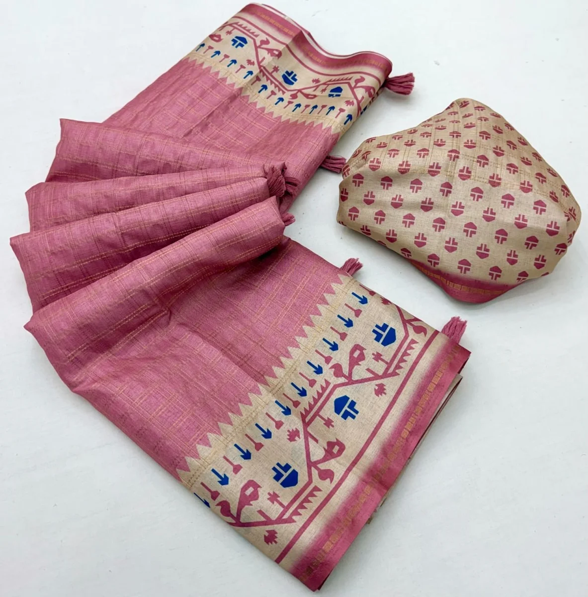 Charvi Tusser – Soft Tussar saree by www.Laavsee.com
