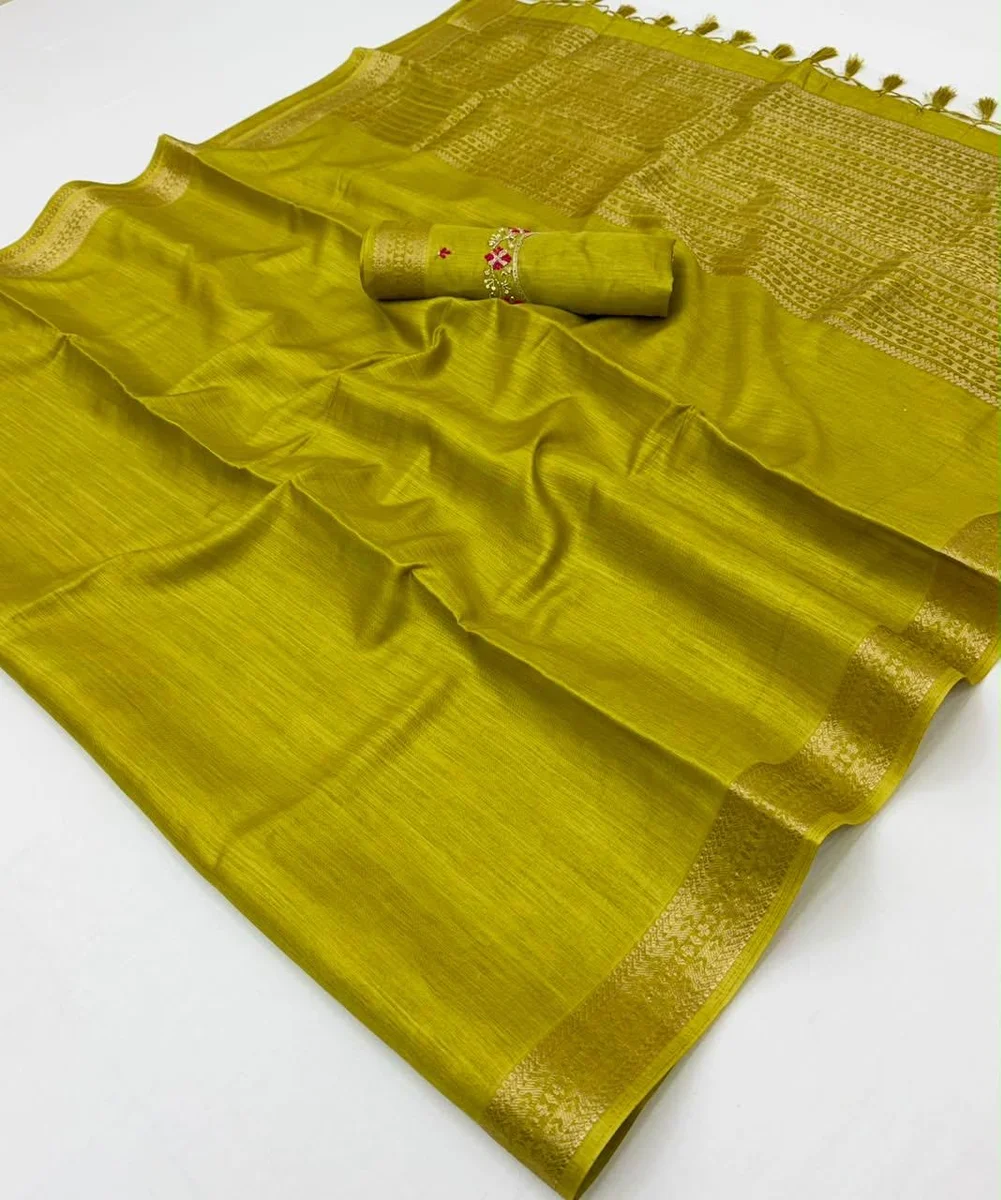 Gurbani Handwork (Series 01–06) – Tussar Silk Handloom Weaving Saree + Handwork blouse | Occasion: Party, Festive