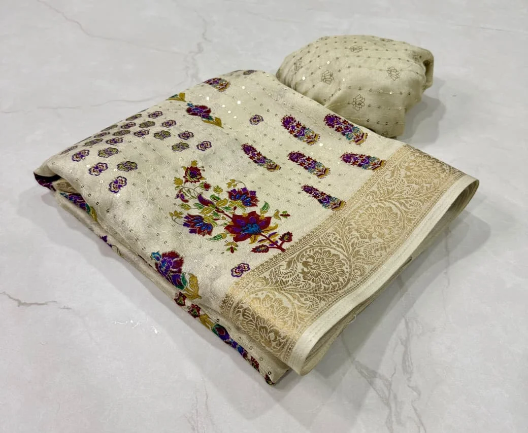 LV7075CN241026-5 Marsh Mellow Silk Saree 8