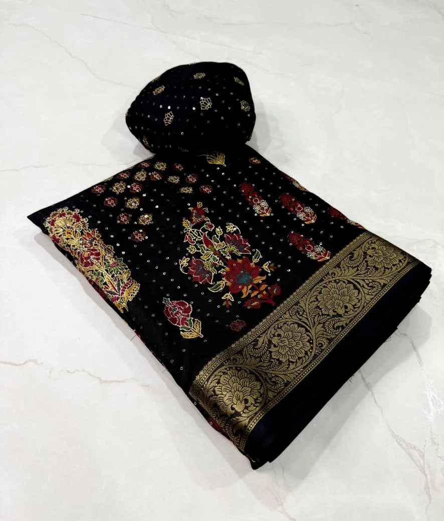 LV7075CN241026-5 Marsh Mellow Silk Saree 12