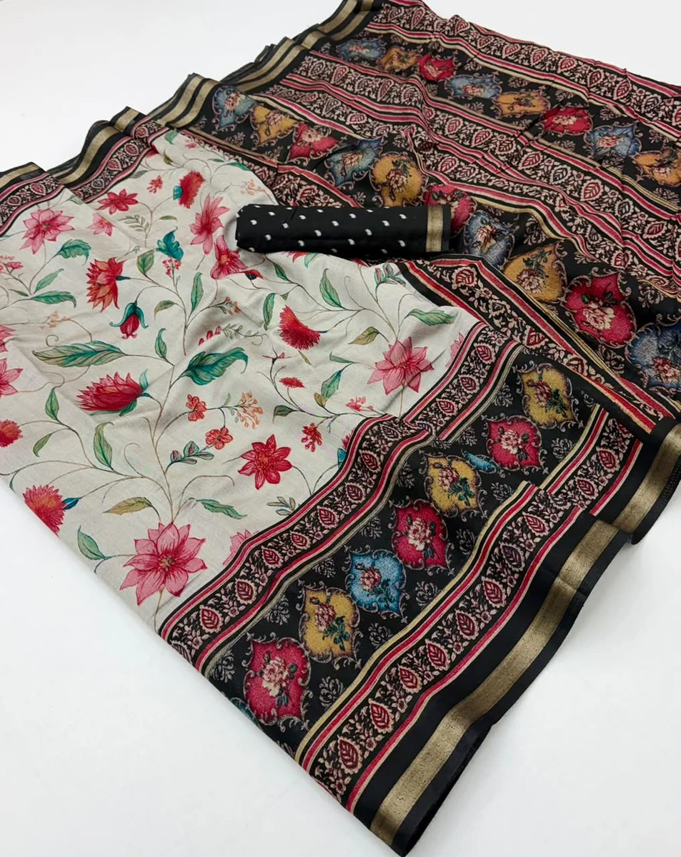 LV207CN171026-3 Soft Mul Cotton Saree 5
