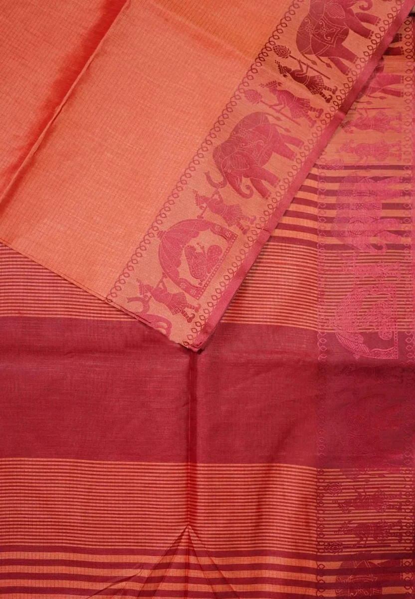 Premium Khadi Raw Silk Saree by www.Laavsee.Com