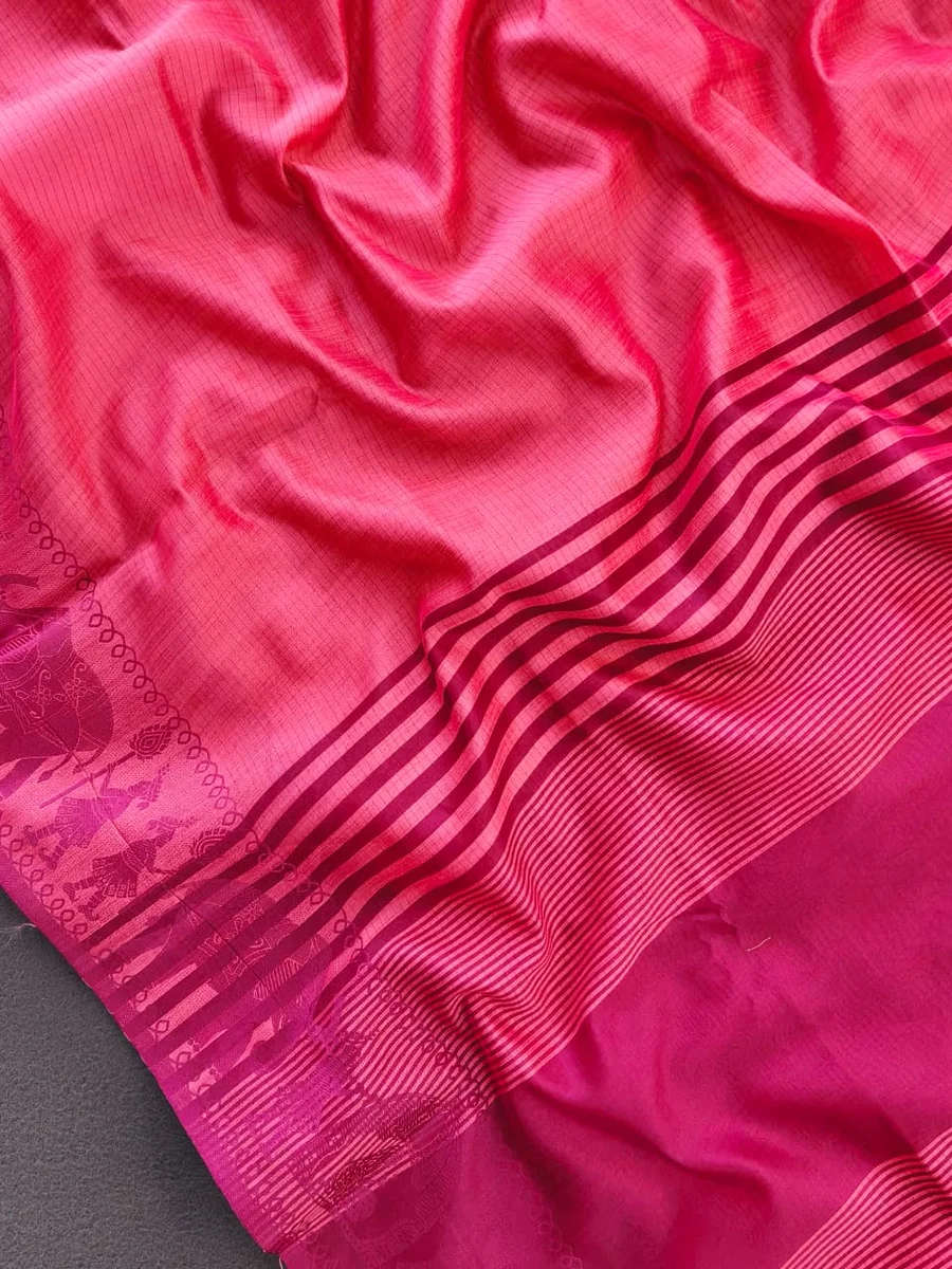 Premium Khadi Raw Silk Saree by www.Laavsee.Com